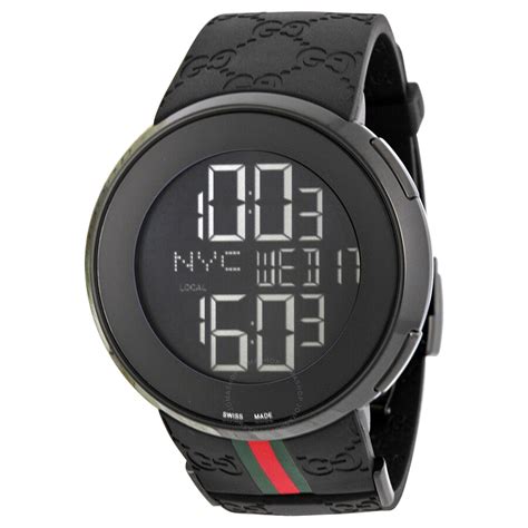 mens gucci digital watch sale|gucci men watches clearance.